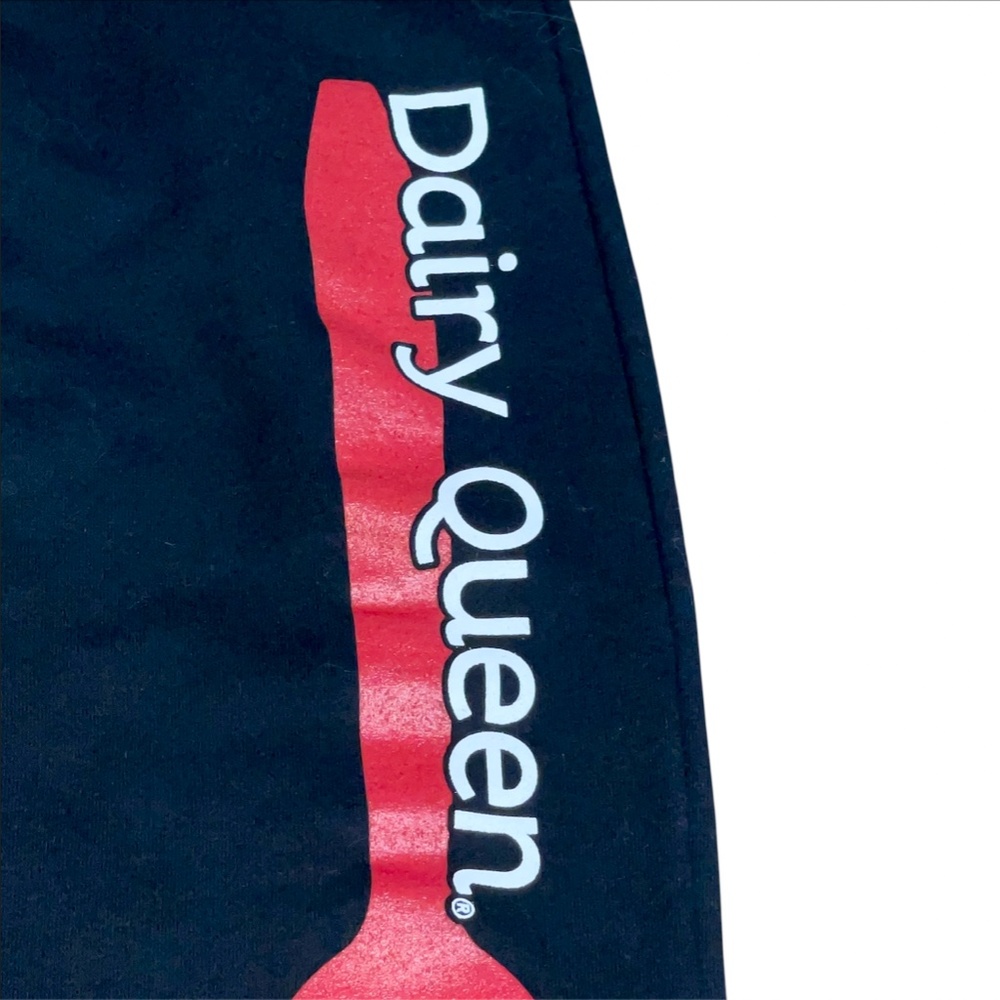 Dairy Queen Sweatpants Size Small Fast Food Promo Red Spoon New Old Stock DQ - Picture 2 of 7
